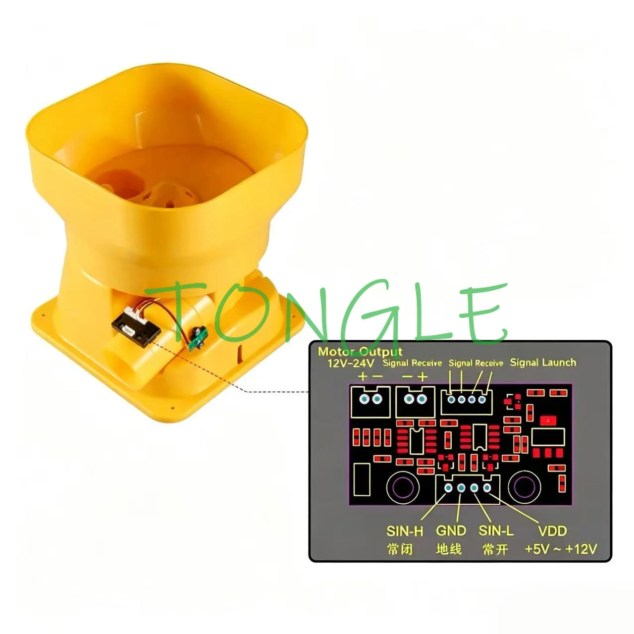 Blue 45mm Capsule Ball Gachapon Machine Coin Pusher DC12V Motor Surprise Egg Gift Coin Hopper Plastic Bucket Gift