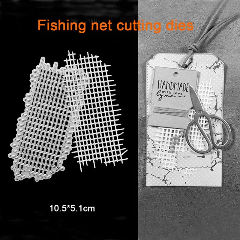 Metal Cutting Dies Cut Die Mold Scrapbooking Mesh Background Craft Album Embossing Folder Stencils Paper Card Making Knife Mould