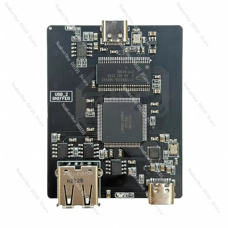 

USB protocol analyzer, Zishan, open source portable HS 2.0 logic analyzer, high-speed sniffing and grabbing device