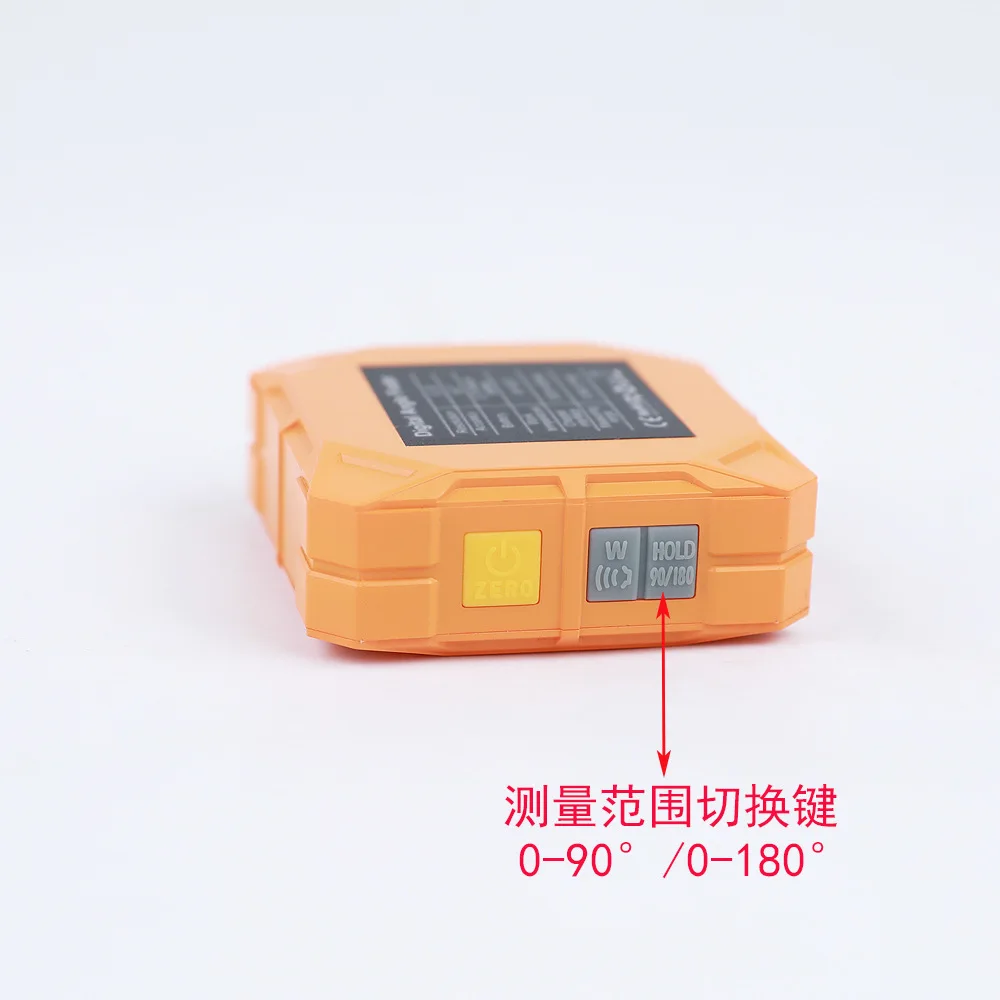 LCD Screen Digital Inclination Box Four-sided Magnetic 180° Digital Inclinometer Level and Angle Meter
