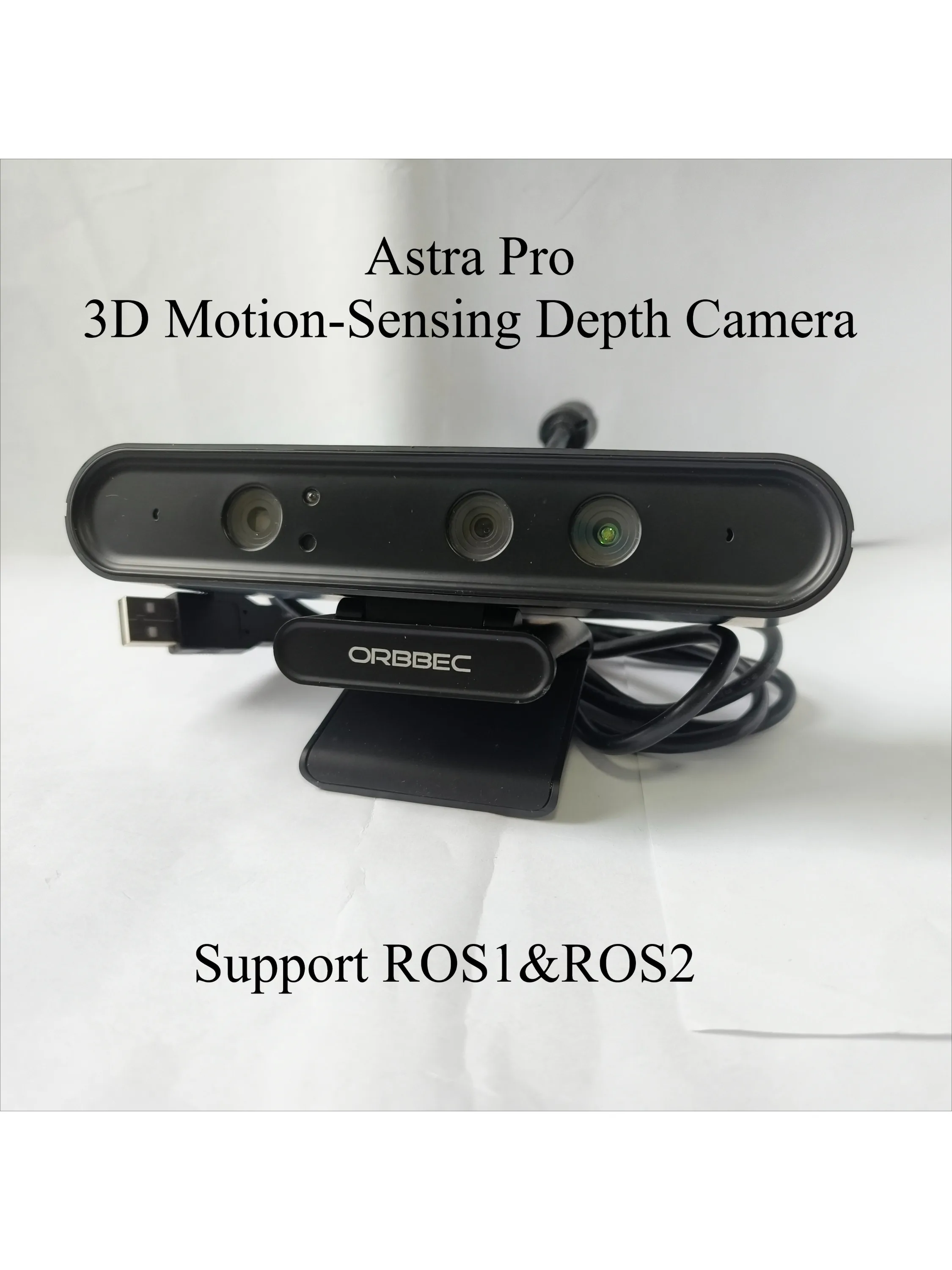 Kamera 3D ORBBEC Astra Pro z zakresem 0,6-8M do robiotyki AI, rozwoju dronów, rozpoznawania twarzy z obsługą ROS1 i ROS2 — 2