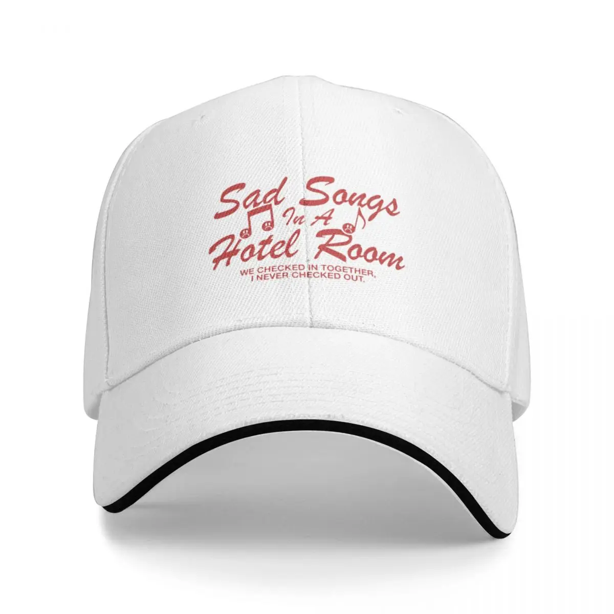 joshua bassett sad songs in a hotel room Cap Baseball Cap Rugby winter hats woman Men's