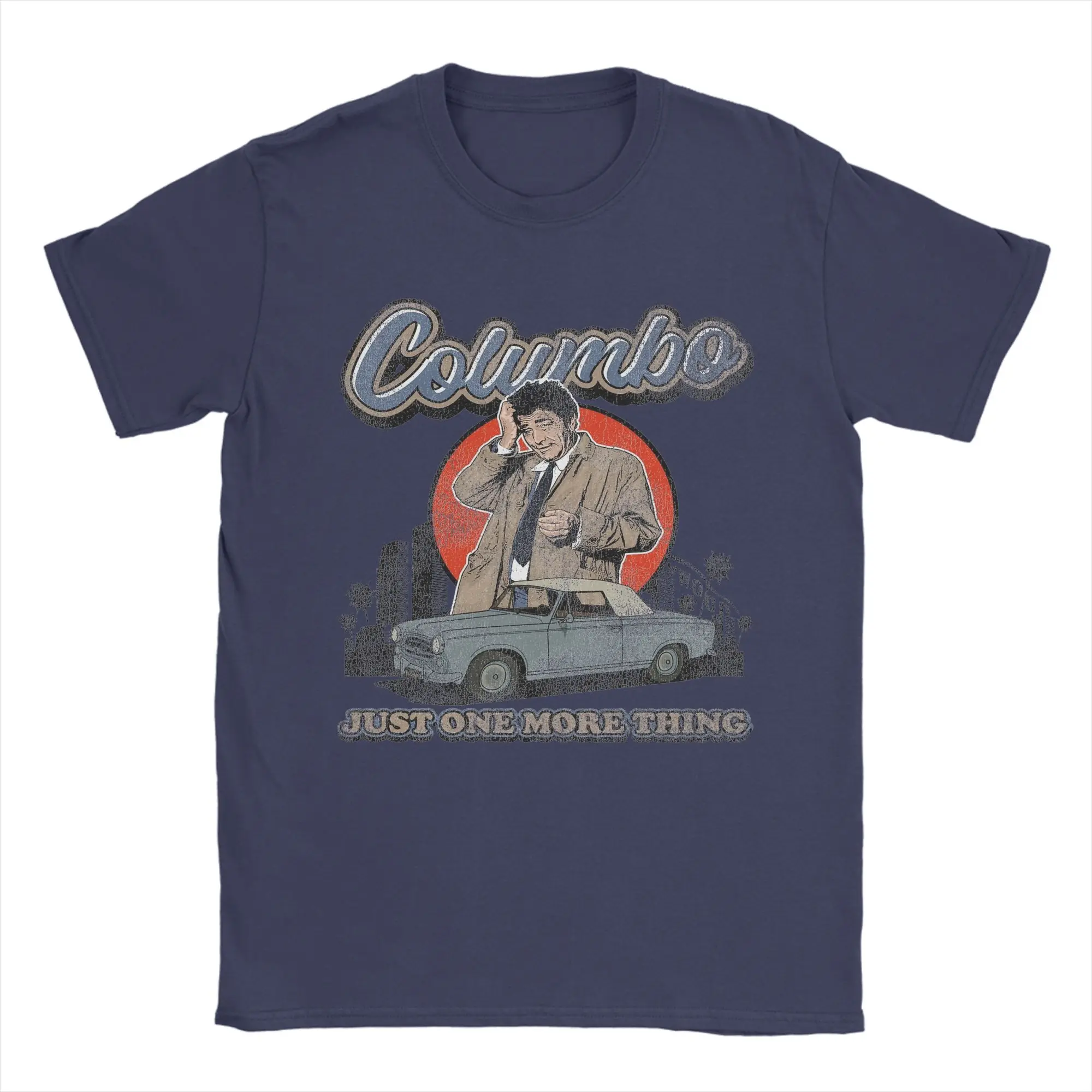 Camiseta masculina Columbo Detective Worn Out, séries de TV, novidade, 100% algodão, gola redonda, manga curta, camisetas, ideia de presente, roupas