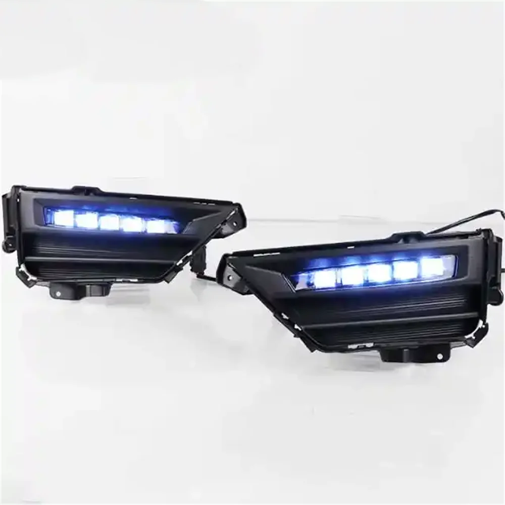 Aksesoris Mobil Lampu Kabut Depan untuk Honda CR-V CRV 2021 Lampu Berjalan Siang Hari Led Drl Siang Hari