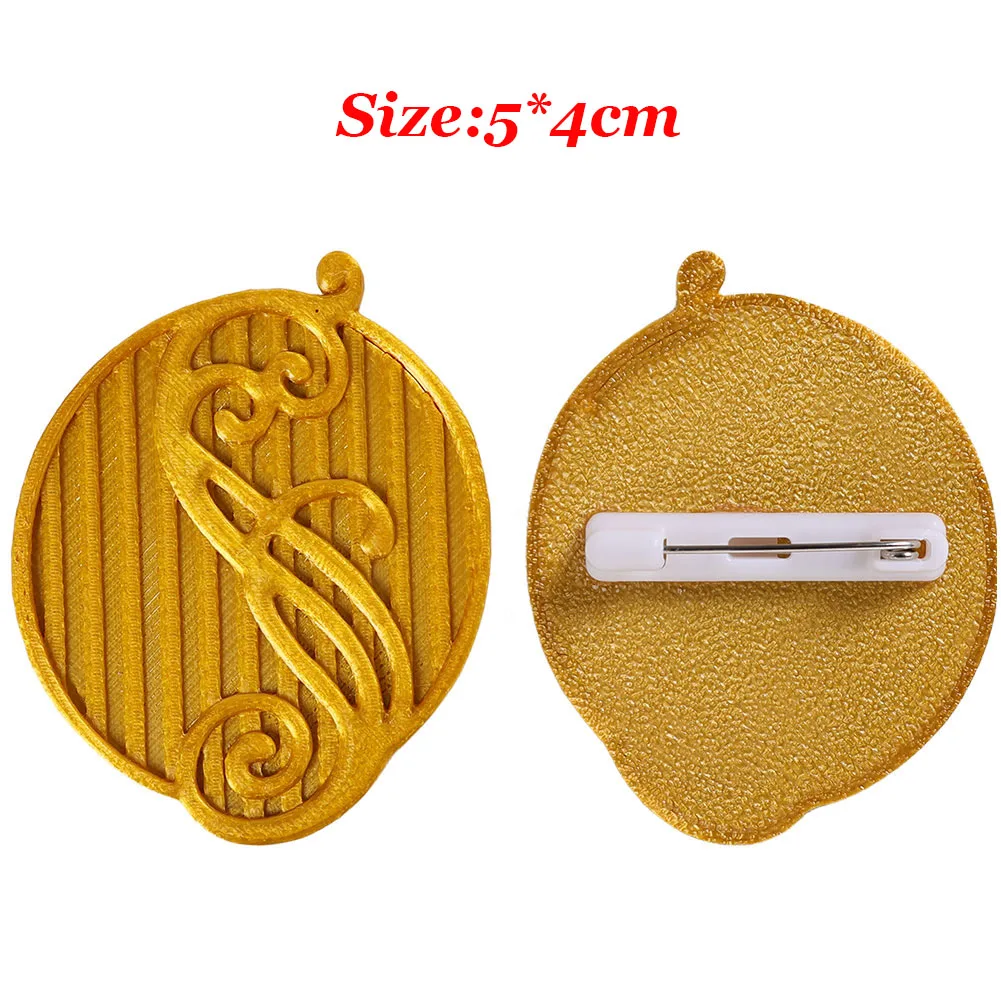 Glinda تأثيري الوردي شارة فيلم الشريرة Elphaba الذهبي شارات زي اكسسوارات للنساء الفتيات الخيال هالوين كرنفال الدعامة #5