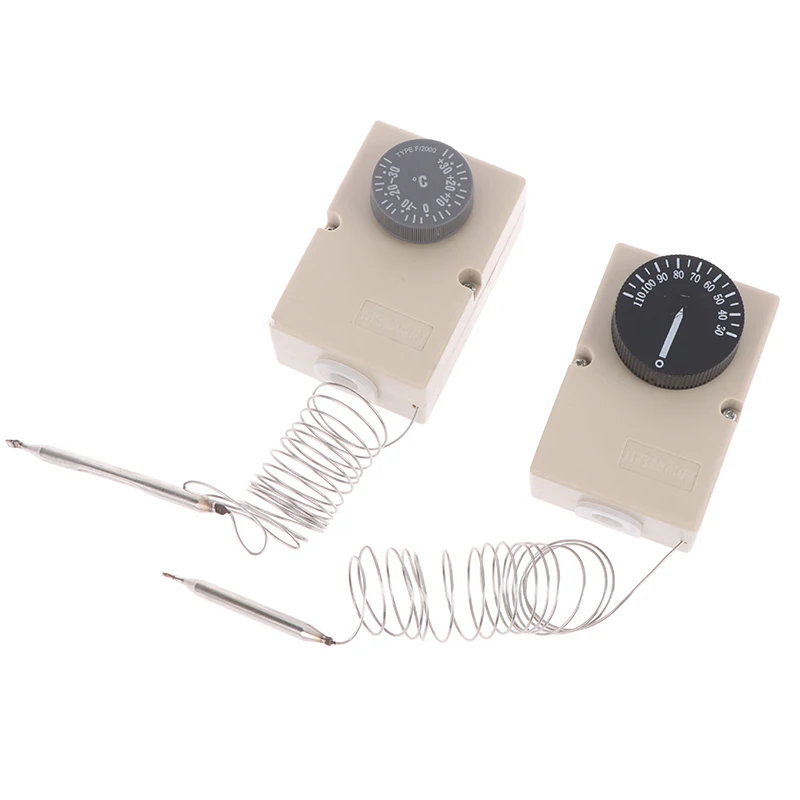 Electrical Device Knob Capillary Thermostat Mechanical Temperature Switch 0-40C 0-50C 0-60C 30-110C 50-300C -30-30C
