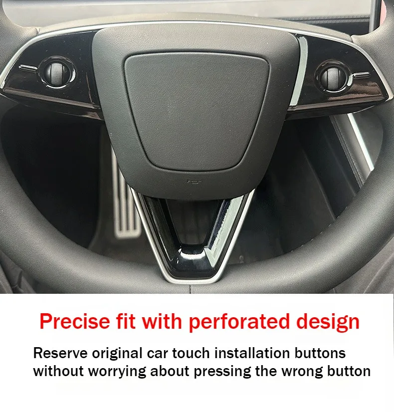 Lenkradabdeckung für Tesla Model Y Juniper Model 3 Highland 6-Sitzer ModelYL Lenkradschutz Dekorative Verkleidung – Detail 17