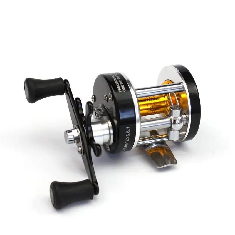 

Trolling Reel Double Centrifugal Brake Systems 3.8:1 Baitcasting All Metal Fishing Drum Reel Knob Bait Casting Wheel Saltwater