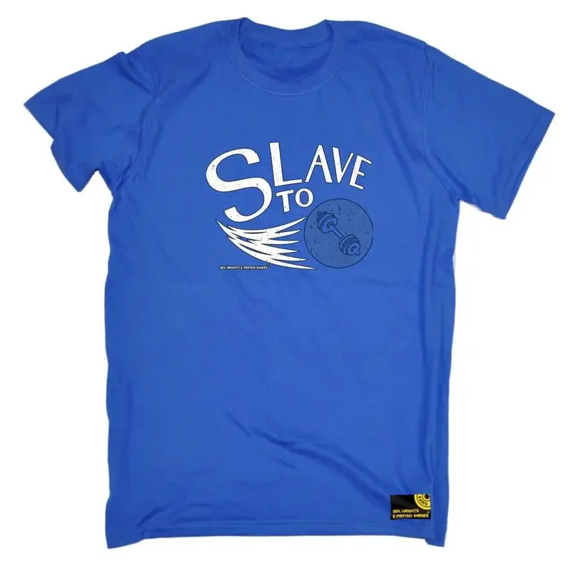 Swps Gym Slave To Lifting Mens Funny Novelty Top T Shirt