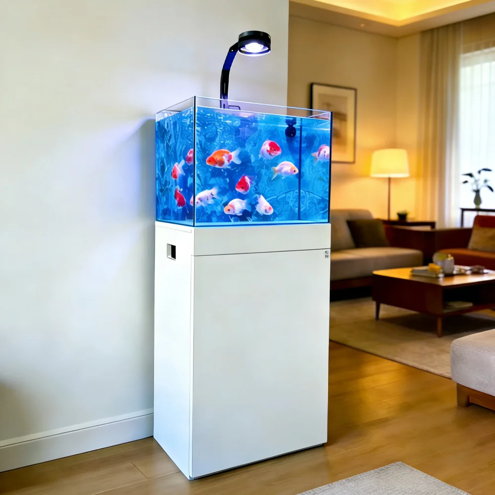 Fish tank filter oxygen generator integrated machine living room household small desktop rock slab color glaze