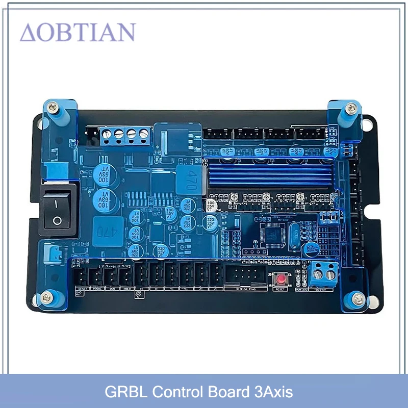 grbl controller control board para cnc laser gravador 3axis stepper motor suporte offline duplo eixo y usb driver board 01