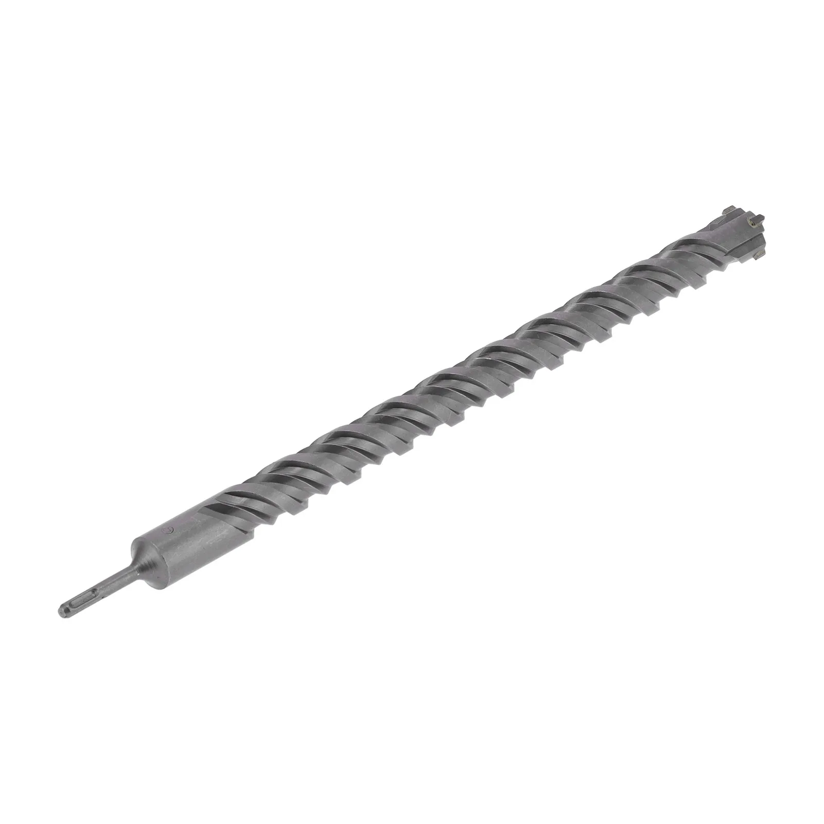Mata Bor Palu 40x600mm Pisau Silang 2‑Helix Alat Tangan untuk Beton Batu Alam Batu Bata Panjang Kerja 21.3 inci