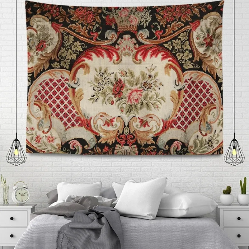 Bohemian Home Decor Wall Tapestry Mandala House Backdrop Retro Moroccan Bedroom Wall Hanging Cloth