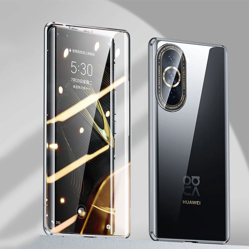 

Прозрачный Магнитный стеклянный защитный чехол для Huawei Nova 10 Pro SE, защитный чехол для объектива телефона для Nova10 10SE, противоударный чехол