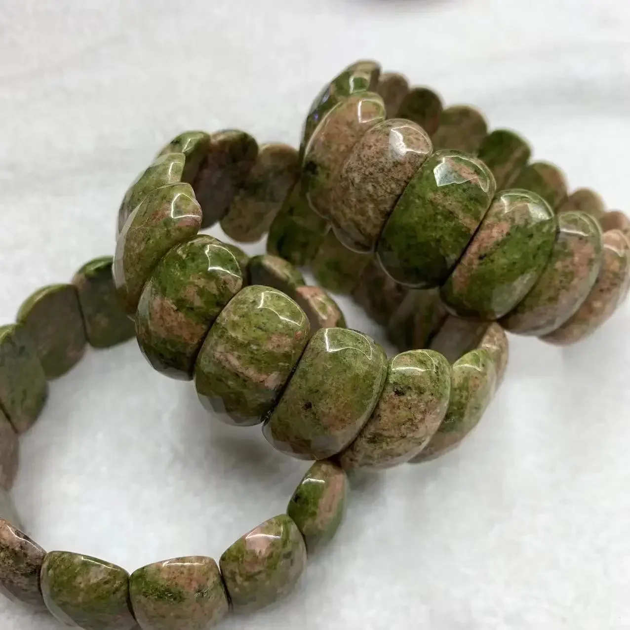 Natural Unakite Stone Beads Bracelets for Women Men Simple Energy  Academic Magnetic Field Jewelry Party Gift wholesale