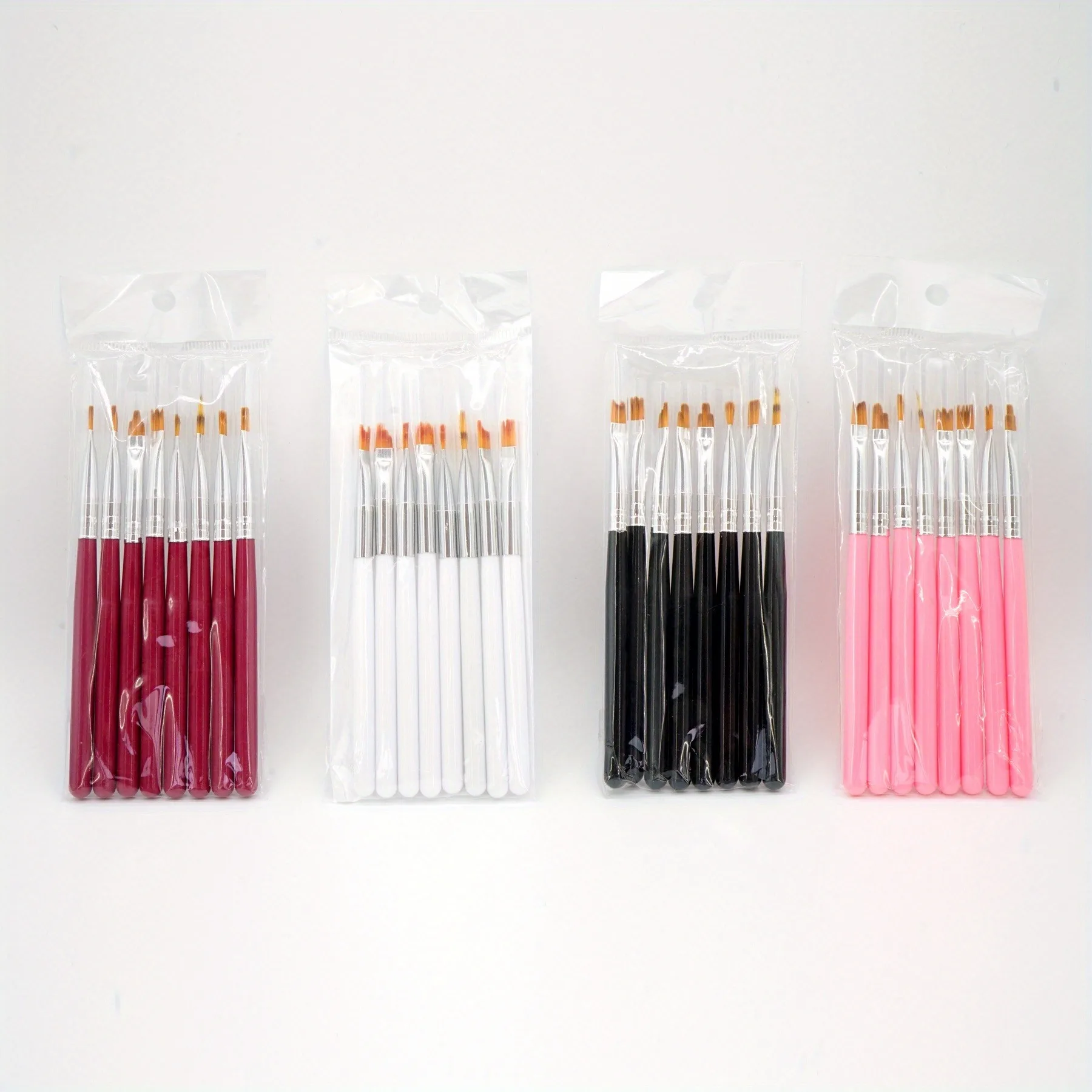 8pcs/set Nail Art Brush Lace Ombre Design Acrylic Nail Gradient Pen DIY UV Gel Painting Drawing Flowers Manicure Salon Tools