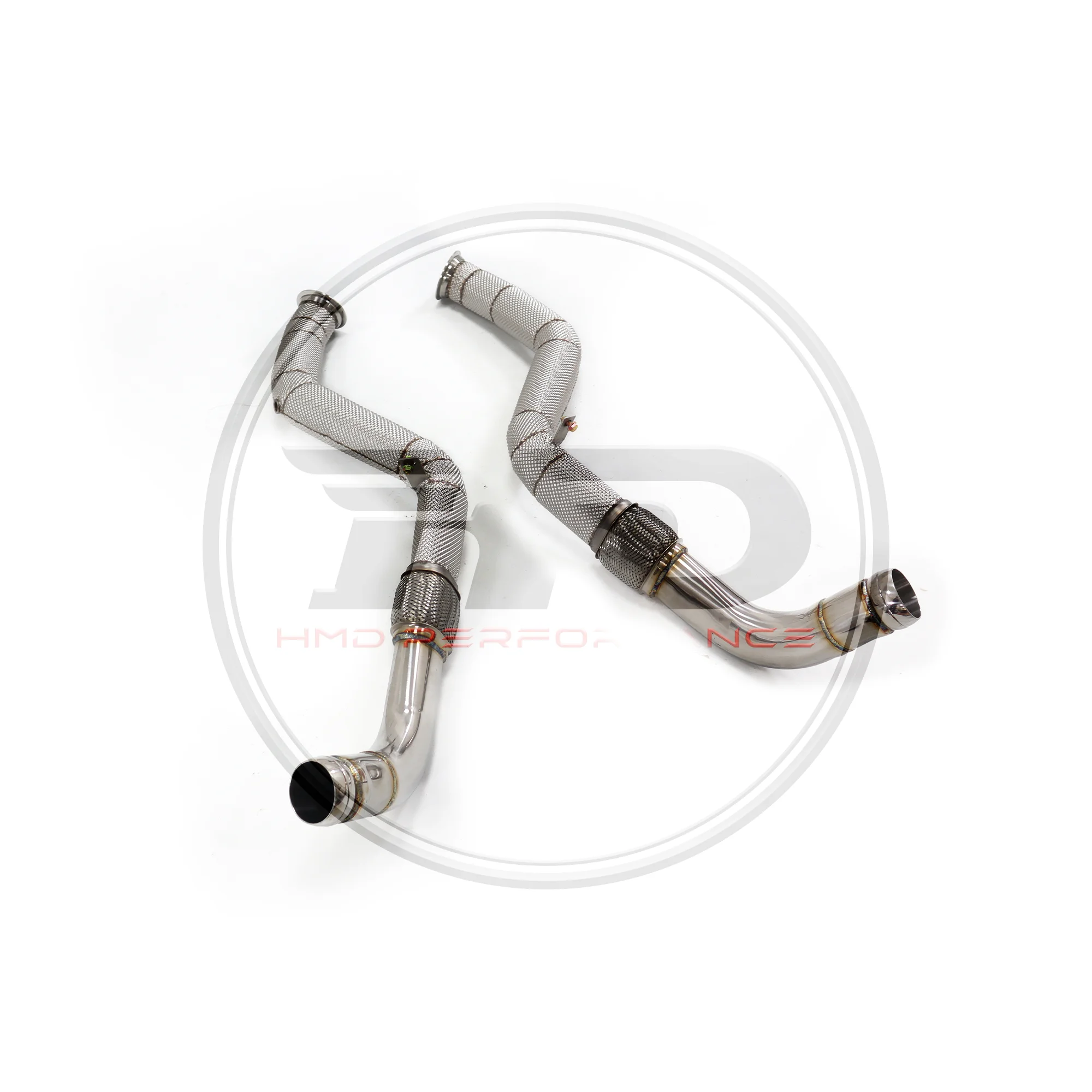 HMD Downpipe for Bentley Continental GT 6.0T Exhaust System Manifold Stainless Steel Performance with Catalytic Car Accessories