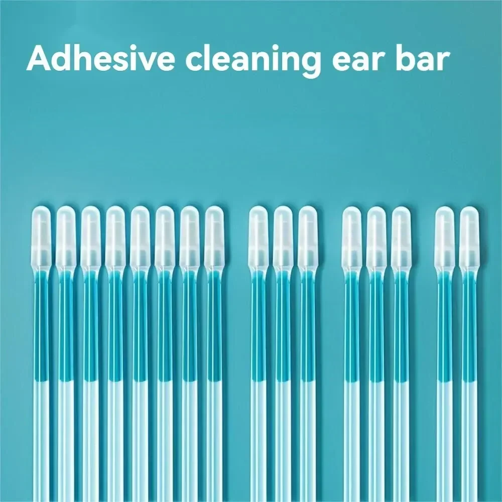 24 PCS Sticky Ear Digger Tool Earwax Cleaning Special Not Hurt Spoon Cotton Swabs Ear Vax Remover Ear Wax Cleaning Tools