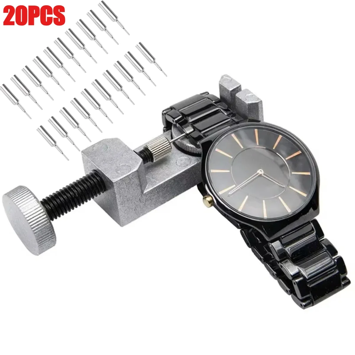 Tool Kit Watch Band Strap Link Pin Remover Repair for Watchmakers with Pack of 3 Extra Pins Replacement Remover Spring Bar Set