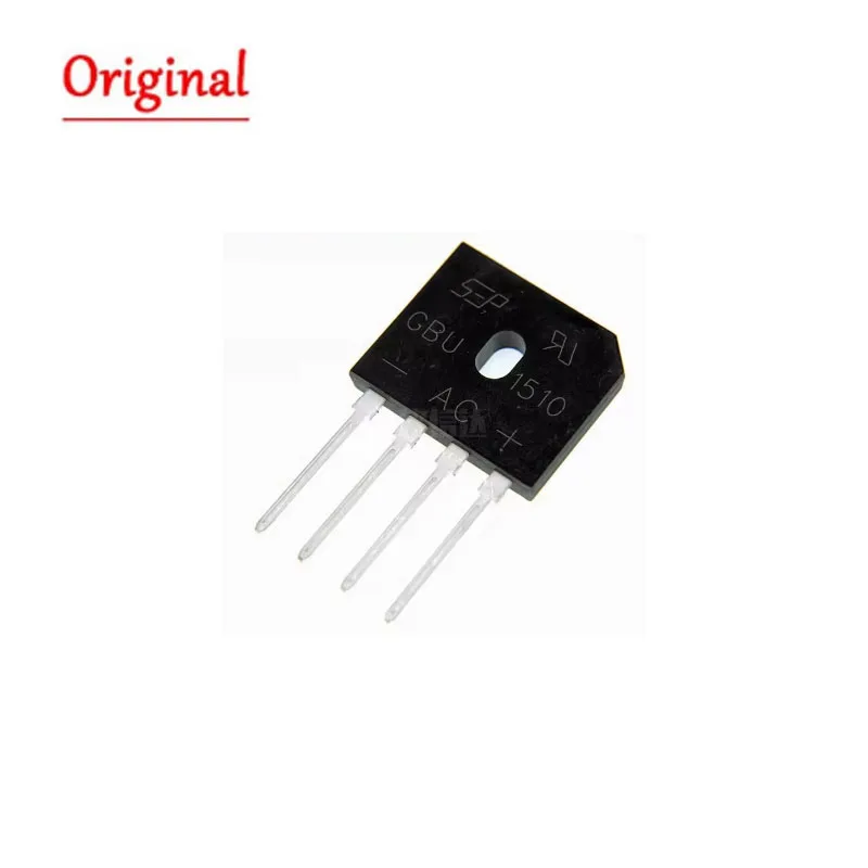 5pcs/lot GBU408 GBU610 GBU805 GBU806 GBU808 GBU1006 GBU1010 GBU1510 GBU2506 GBU2510 GBU3510 NEW and Original  Bridge Rectifiers