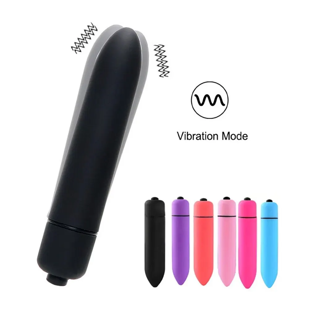 Masajeador de estimulación Vaginal tipo bala, Mini masajeador de viaje para adultos, vibrador de punto G impermeable, juguete sexual para adultos, 1