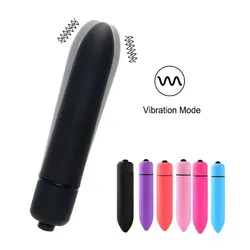 Masajeador de estimulación Vaginal tipo bala, Mini masajeador de viaje para adultos, vibrador de punto G impermeable, juguete sexual para adultos, 1 unidad