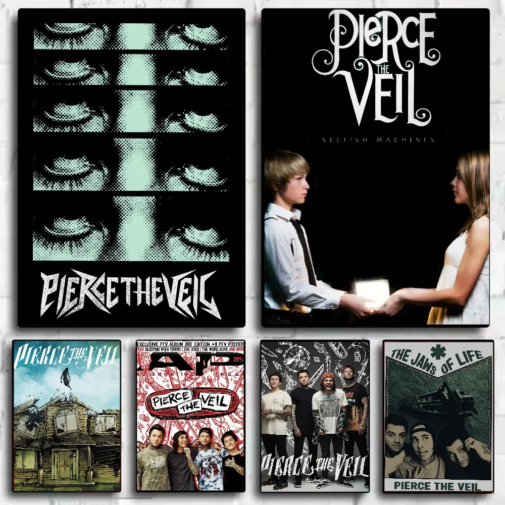 Pierce The Veil Band Collide With The Sky Poster HD Art Sticky Wall Wasserdicht Zuhause Wohnzimmer Schlafzimmer Bar Ästhetische Dekoration