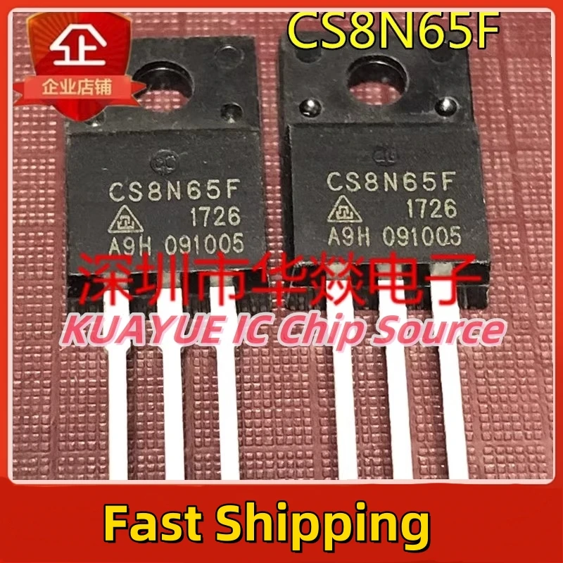 10PCS-30PCS   CS8N65F  TO-220F    Fast Shipping Quality Guarantee