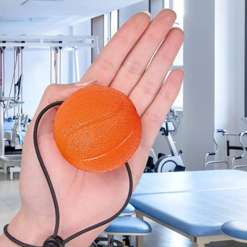 Squeeze Ball For Hand Strength Hand Exercise Squeeze Ball On A String No Falling Or Rolling Away Hand Exercise Equipment For