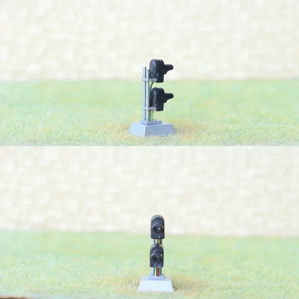 LEFU 10 Pcs Têtes de Signalisation Ferroviaire avec LEDs de 3mm pour Modèle de Train à l'Échelle HO OO Accessoires de Mise en Page Lumières Vertes Rouges Compatibles AC DC 3V LEFU 10 Pcs Têtes de Signalisation Ferroviaire avec LEDs de 3mm pour Modèle de Train à l'Échelle HO OO Accessoires de Mise en Page Lumières Vertes Rouges Compatibles AC DC 3V