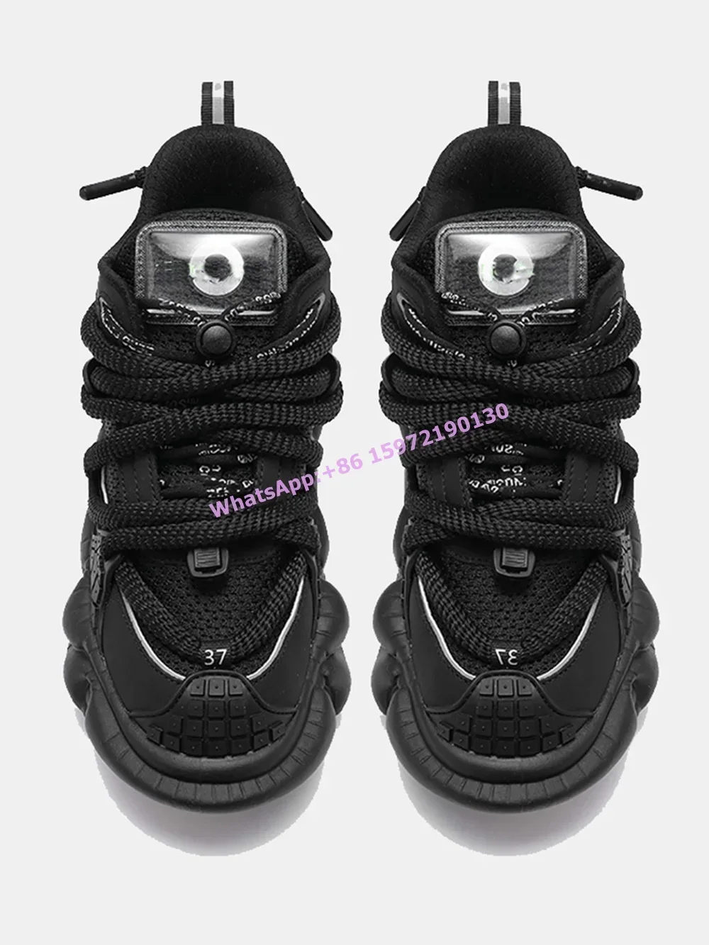 Shallow Spider Web Pumps Black Green High Increase Round Toe Cross Tied Lace Up Mixed Color Shoes Couples Leisure Shoes 2024