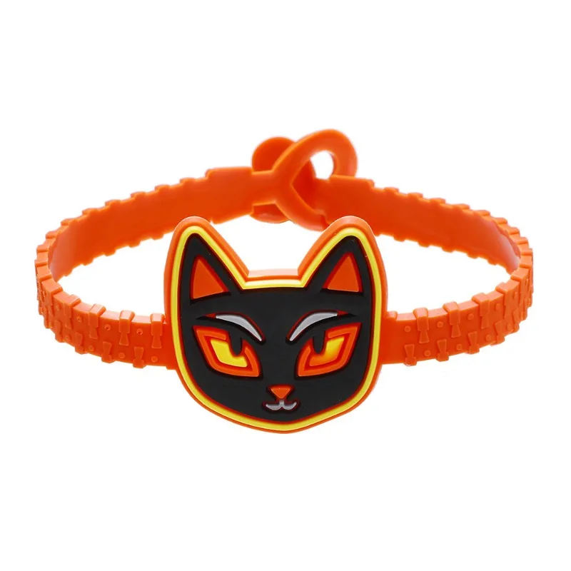 Halloween Treat Bag Gifts Silicone Bracelet Keychain Rings Tatoo Stickers Halloween Gifts for Kids Boy Girl Party Decor