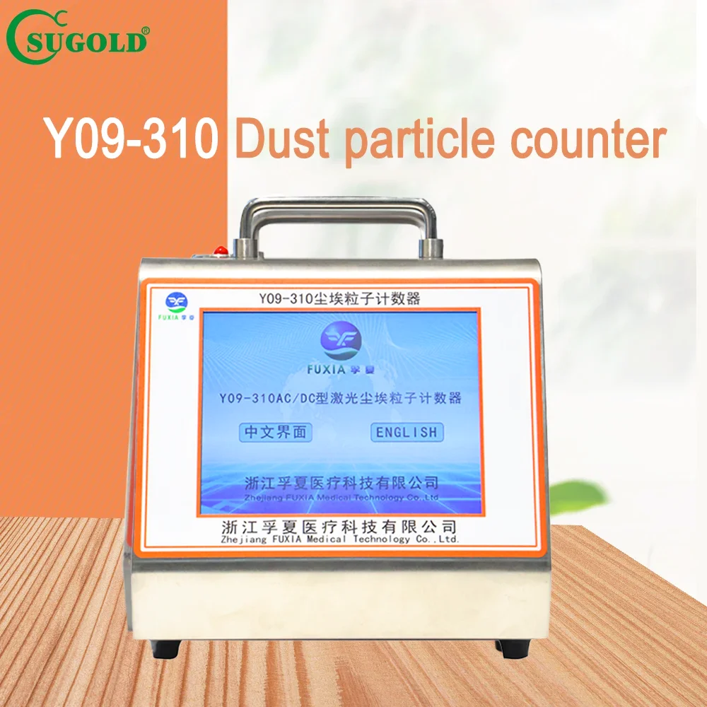 Sugold 28.3L/Min Touch Screen Laser Airborne Particle Counter Met Lage Prijs