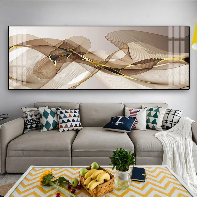 Abstract Color Ribbon Nordic Modern Canvas Painting Posters and Prints Wall Art Pictures Bedroom Living Room Home Decor No Frame