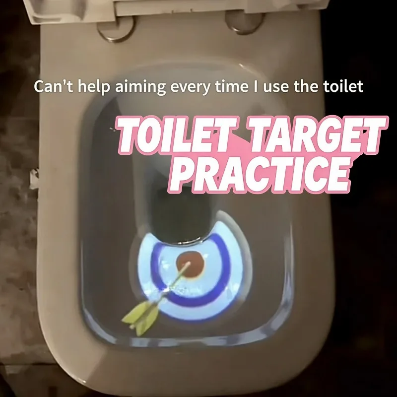 Motion Sensor LED Toilet Night Light Men Urine Aiming Target 4 Patterns Creative Toilet Bowl Projection Lamp Bathroom Decor