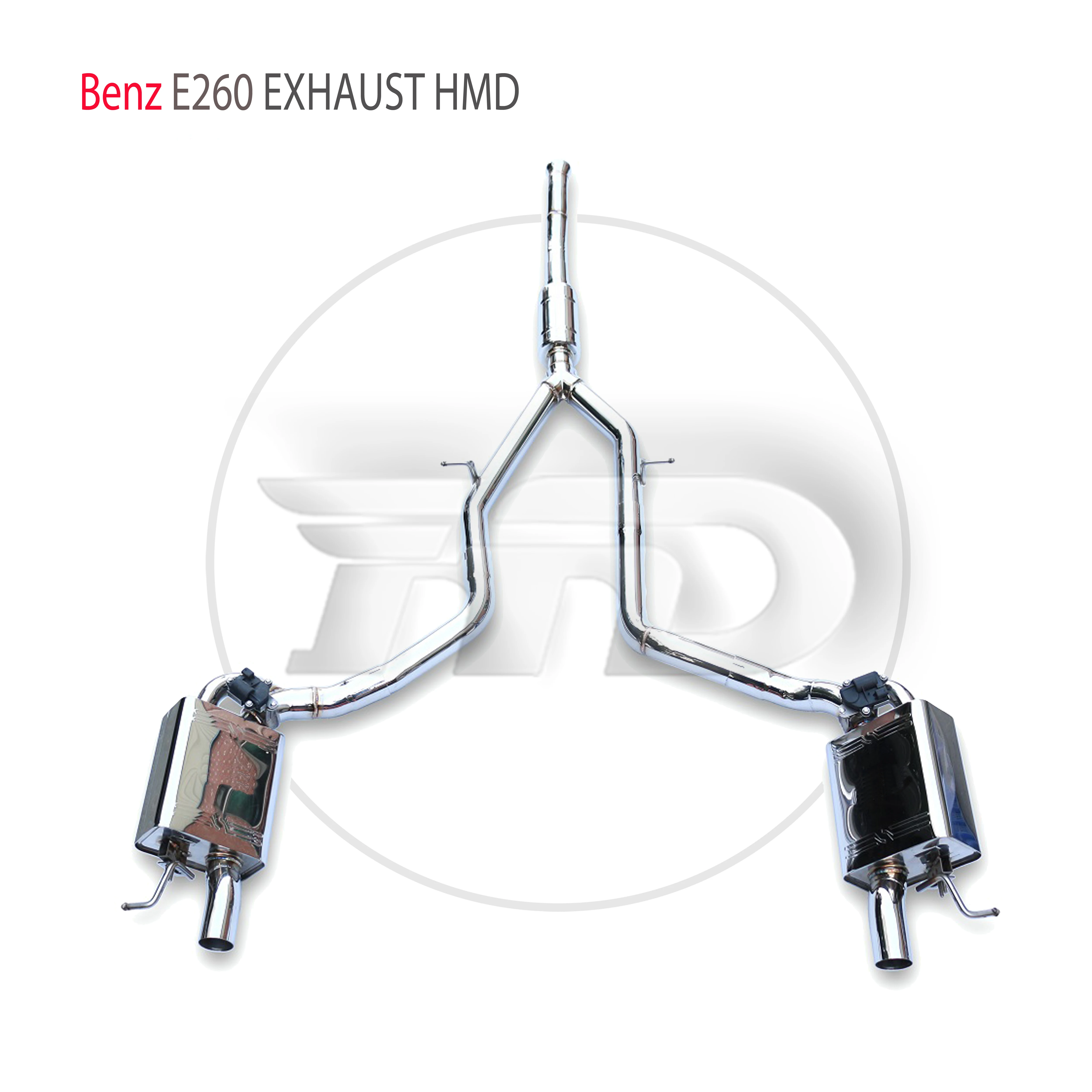 

HMD Stainless Steel Exhaust System Catback is Suitable for Mercedes Benz E260 Performance Car Muffler