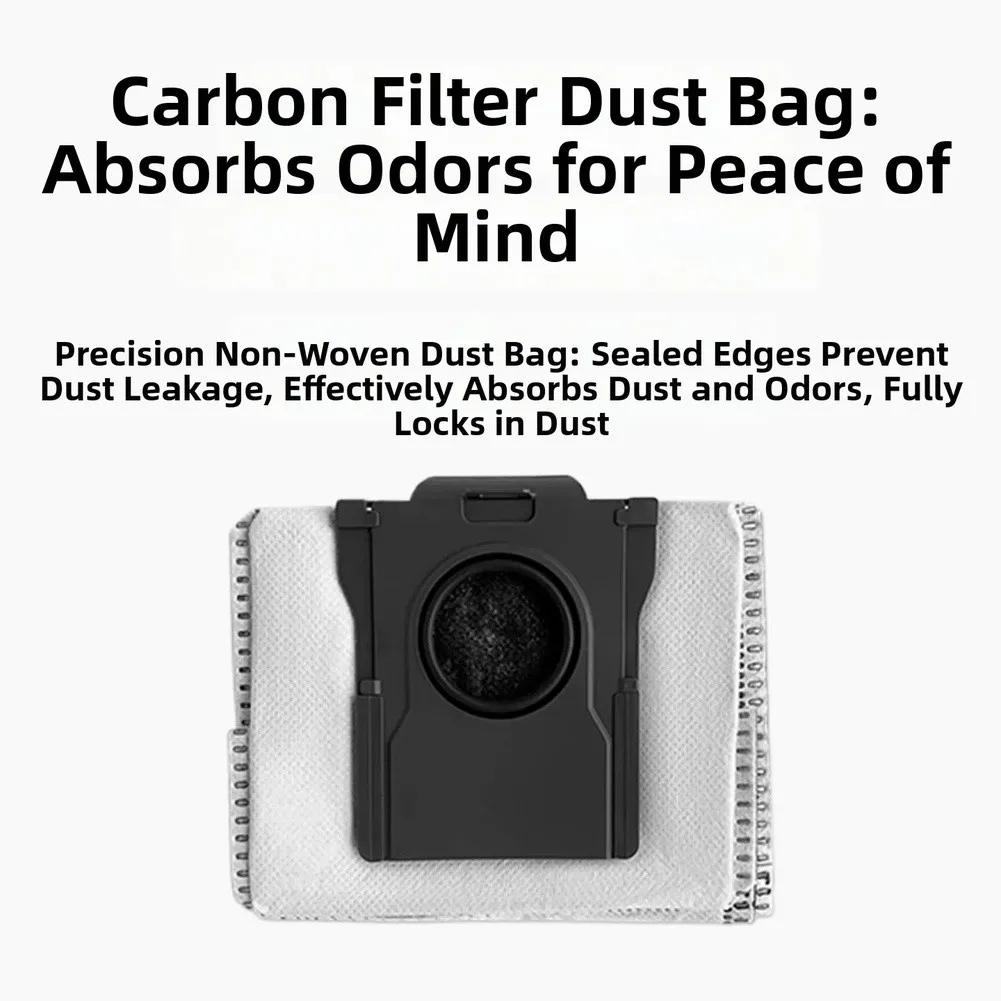Vacuum Cleaner Parts Kit for Dreame For X50 Pro 10 ULTRA Robot Includes Roller Cloth Side Brushes Dust Bags HEPA Filters