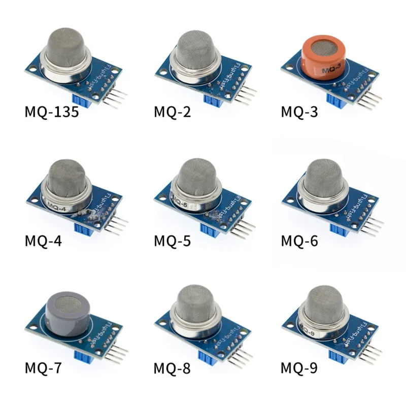 MQ-2 MQ-3 MQ-4 MQ-5 MQ-6 MQ-7 MQ-8 MQ-9 MQ-135 Detection Smoke methane liquefied Gas Sensor Module for Arduino Starter DIY Kit