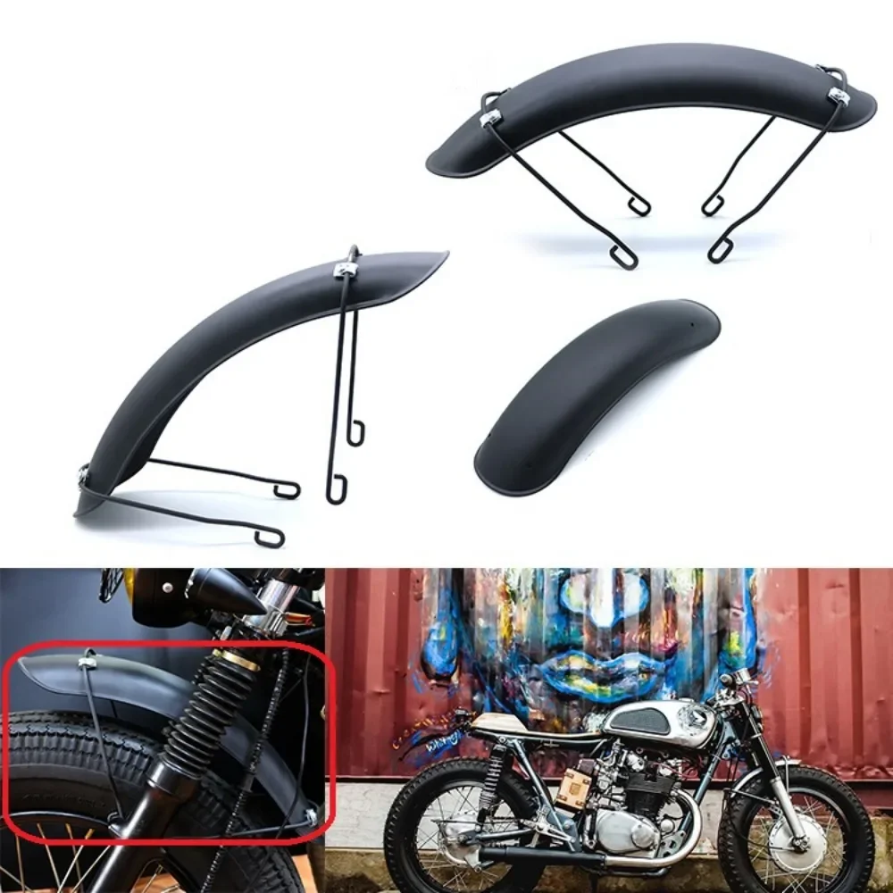 

Motorcycle modified fender front mudguards tile mud cover fit for Harley CG125 15-17 inch wheels generic