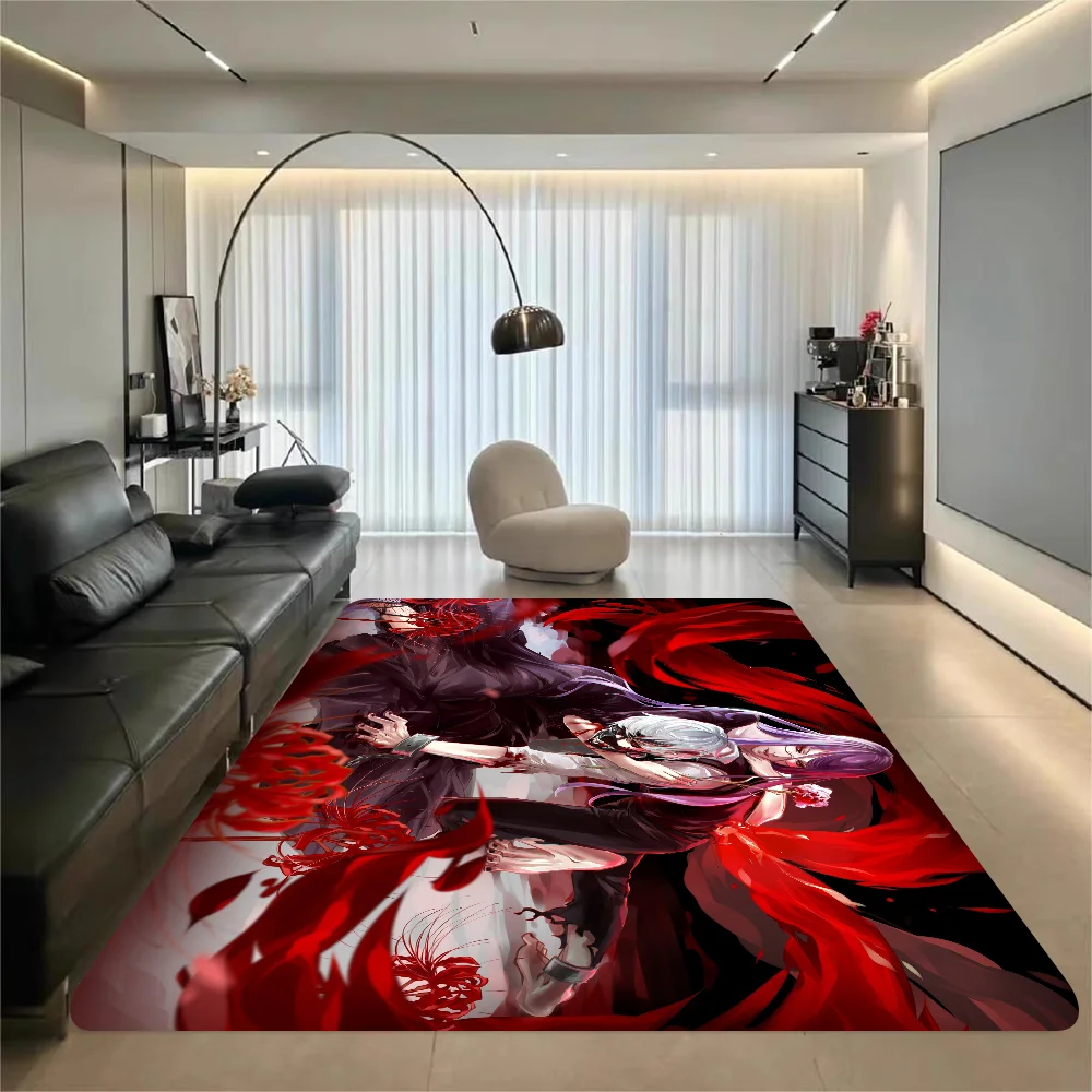 

T-Tokyo Ghoul Cartoon Animation Bathroom Mat Anti-slip Absorb Water Long Strip Cushion Bedroon Mat Hotel Decor Mat