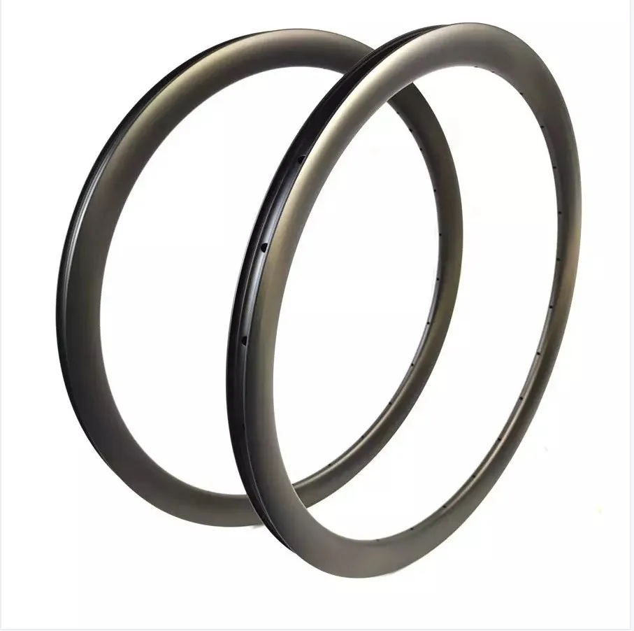 Full Carbon Fiber Rim para Road Bike, Freio a disco, Aro Brake Clincher, Road Bike Wheel Set, 700C