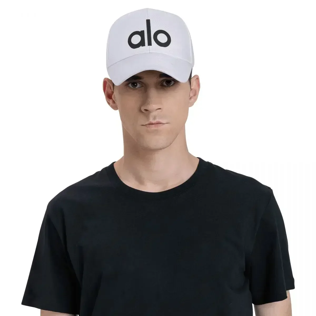 ALO-Gorras deportivas de béisbol para hombre y mujer, sombrero de poliéster, ajustable, para el Sol, para verano