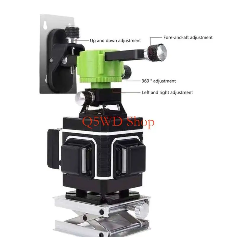 Q5WD Wall Bracket for 3D Level Line Positioning Base Level Adapter