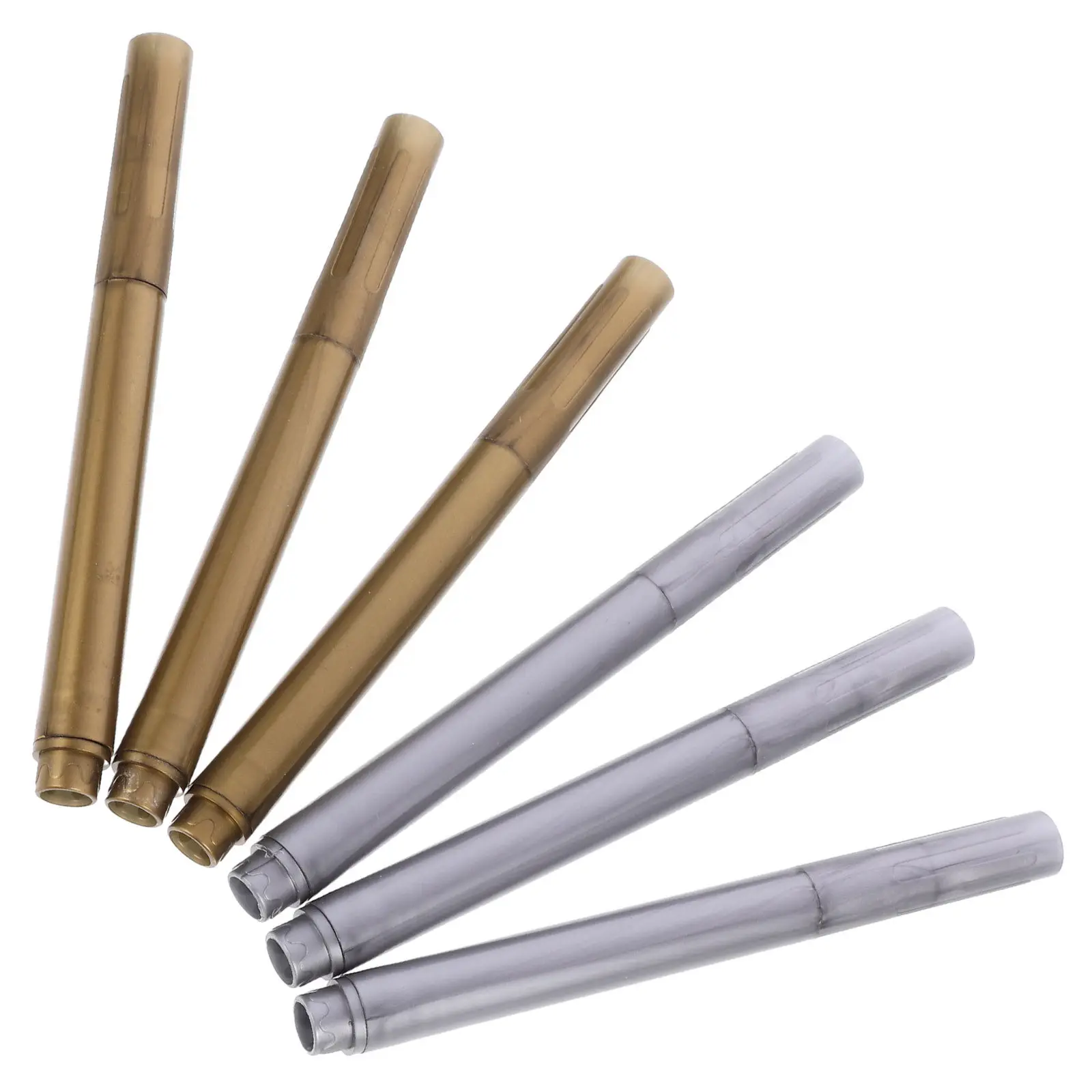 

Набор из 6 пластиковых маркеров с тонким наконечником для росписи по стеклу, камню, дереву, ткани, для DIY-проектов, скрапбукинга, творчества взрослых