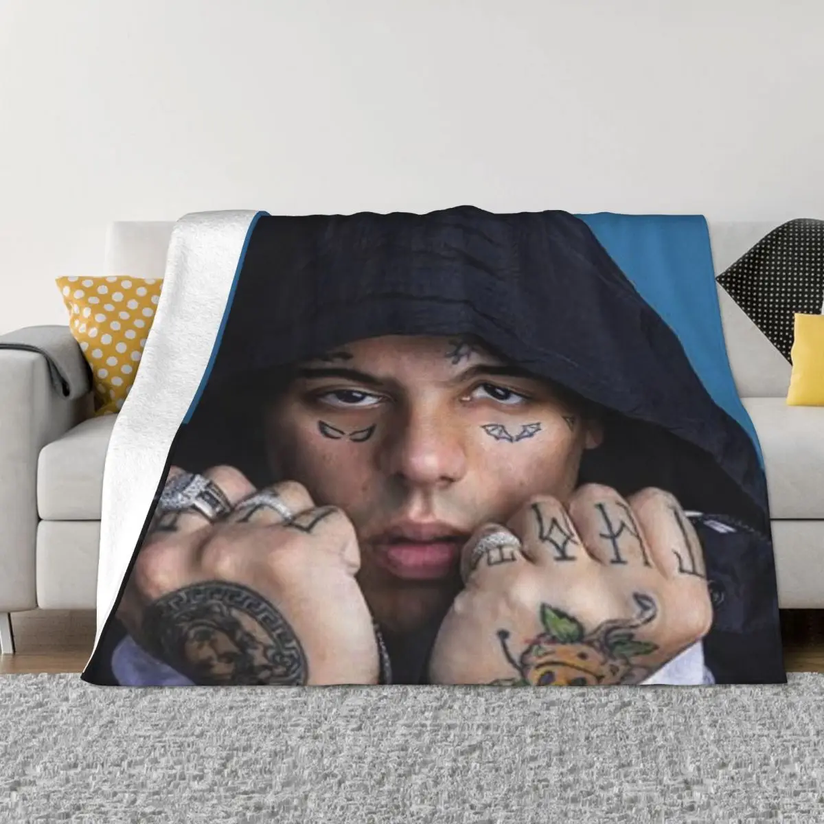 

Duki 000573 Quilt Knee Blanket beach blanket comfort warm soft Blankets And Blankets Throw Blanket