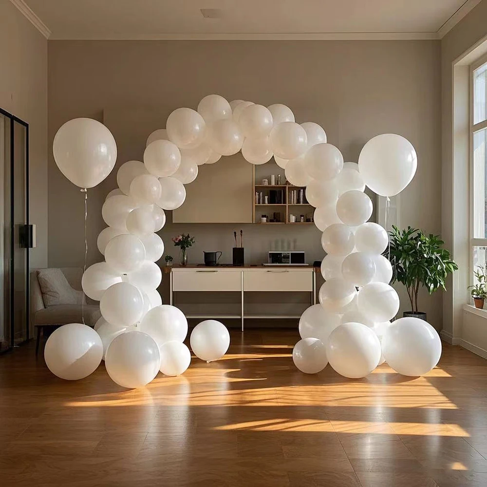 5-36inch Colorful Latex Balloons Helium Inflable Blow Up Big White Balloon Wedding Birthday Party Large Balloon Decoration