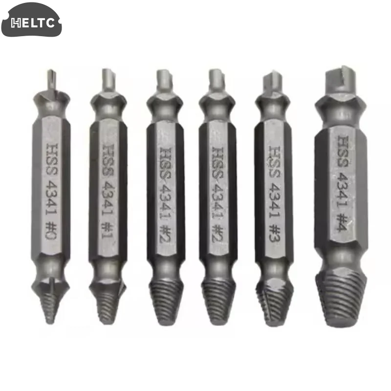 Damaged Screw Extractor Set HSS Drill Bit Stripped Broken Remover Small Easily Quickly Take Out Kit Easy Demolition Power Tools