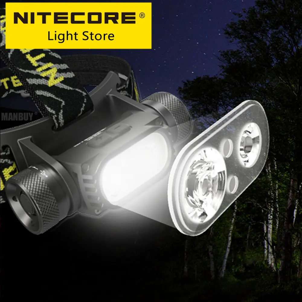 Nitecore-accesorios estándar 2023, Unibody TIR Len para faro HC65V2 o HC68, presta atención a las opciones al enviar los pedidos