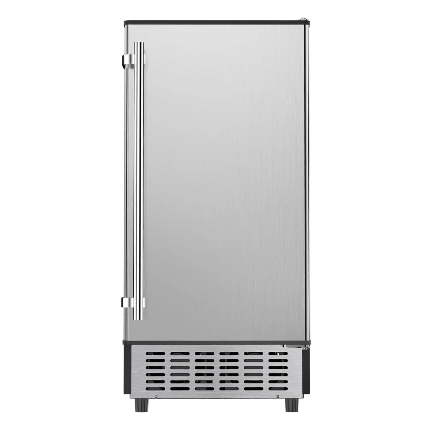 15 Inch Commercial Under Counter Ice Maker Machine, 100lbs/Day Stainless Steel Built-in Freestanding Ice Maker with, Customized