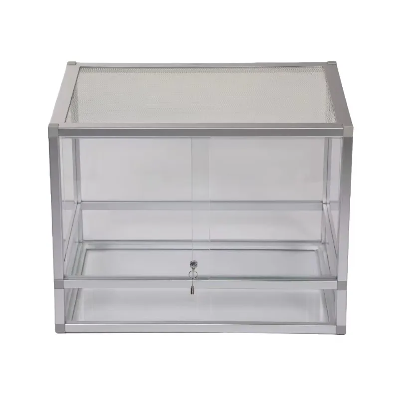

120*45*60 cm Series Aluminum Reptile Enclosure - R Genus Tank for Crested Gecko & Leopard Gecko